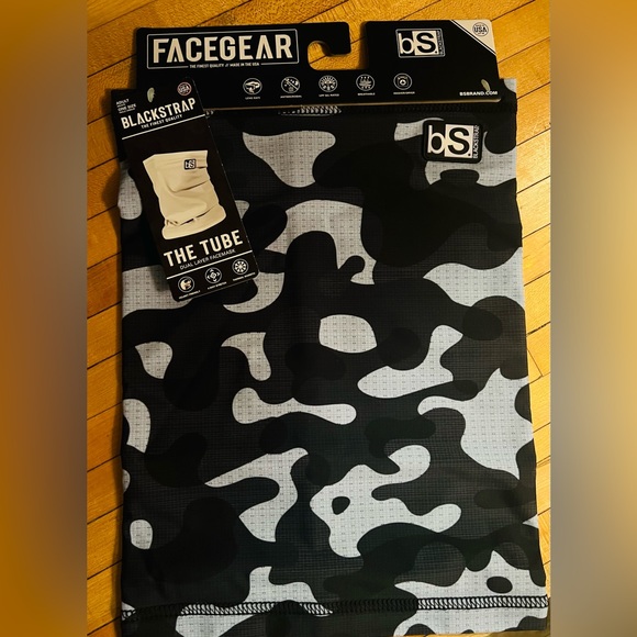 THE TUBE Blackstrap FaceGear neck warmer, ski snowboard gear NWT Camo Print - Picture 6 of 6